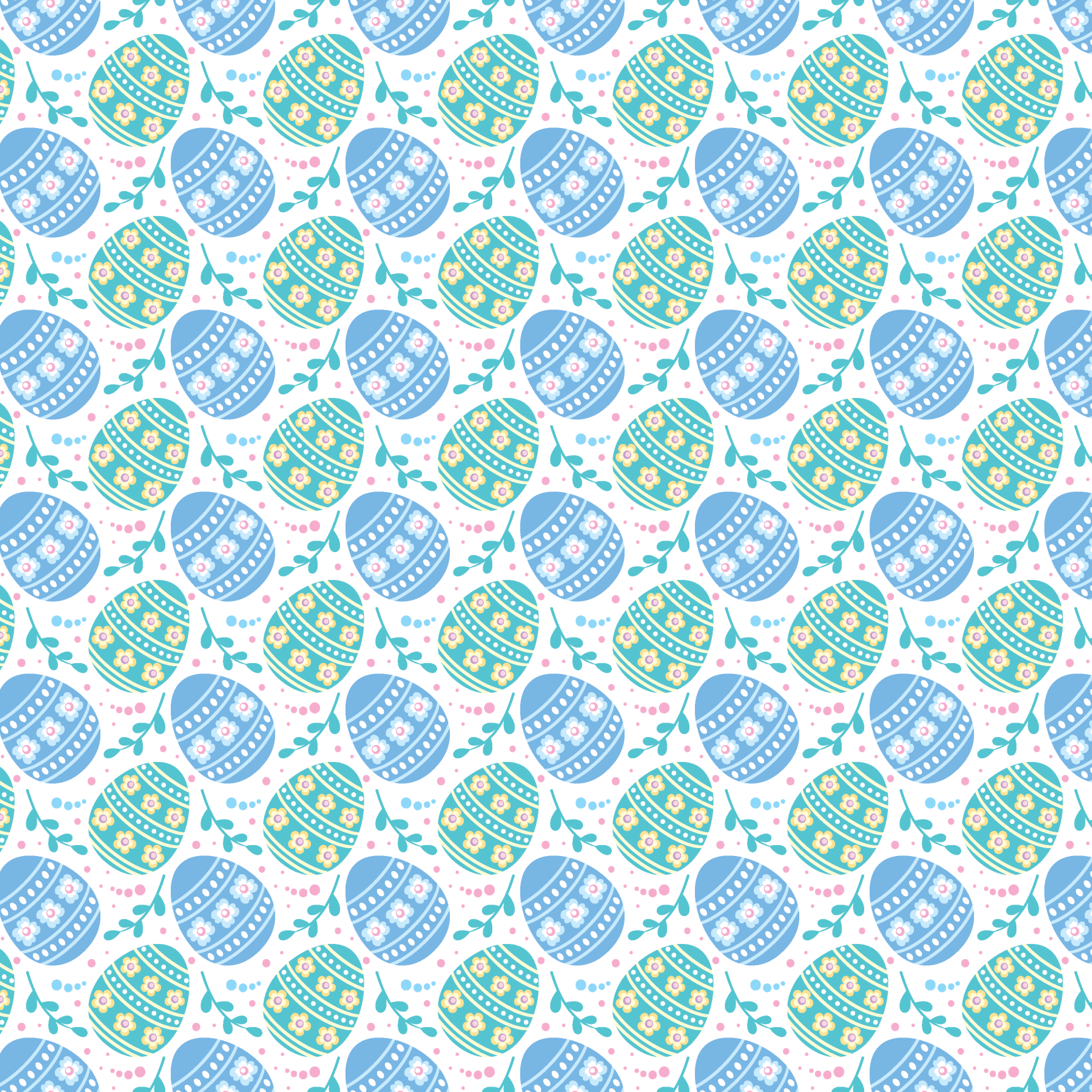 Serene Easter eggs Pattern Acrylic Sheets - CMB Pattern Acrylic